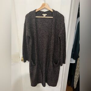 H&M Open-Front Long Cardigan